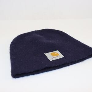 Carhartt Knit Beanie Hat Navy Blue